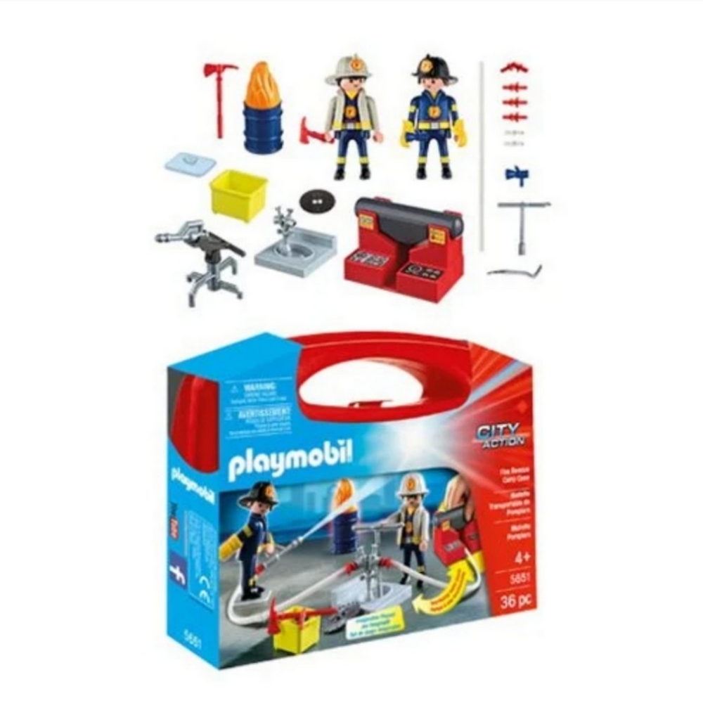 PLAYMOBIL Fire Rescue Carry Case Set - Picture 5 of 5